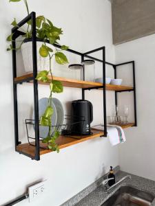 Kuchyň nebo kuchyňský kout v ubytování Loft en zona campus UNNE