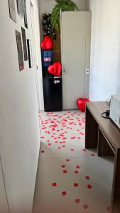 Η κουζίνα ή μικρή κουζίνα στο suite deluxe vista mar Copacabana - entrada independente