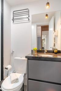 Et badeværelse på Descanse perto da USP - HRAC - Facop e Shopping Bauru