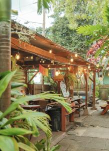 Κήπος έξω από το Banana Bungalow Maui Hostel