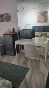 Kuchyň nebo kuchyňský kout v ubytování AHLAN Dubai Marina JBR
