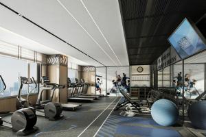 Centrul de fitness și/sau facilități de fitness de la Four Points by Sheraton Fuzhou, Jin’an