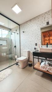 Ένα μπάνιο στο Chalé Capim Santo