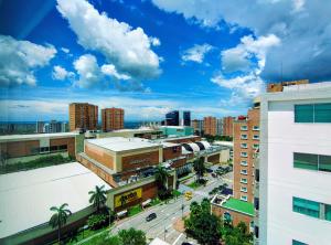 Vista general de Barranquilla o vista desde el departamento