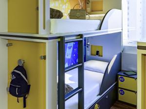 เตียงในห้องที่ ibis budget SP Centro Sao Joao