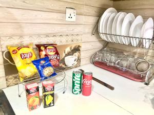 Kuchyň nebo kuchyňský kout v ubytování Luxury Apartment Guest House + 28 fotografií