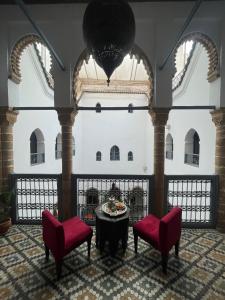 Χώρος καθιστικού στο Riad Narjiss