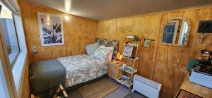 Μια τηλεόραση ή/και κέντρο ψυχαγωγίας στο Minimalist Cabin Solo Traveller