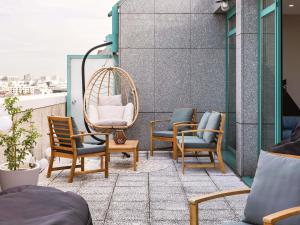 Ruang duduk di Mercure Paris Saint-Ouen