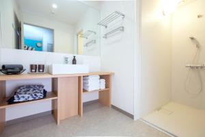 Koupelna v ubytování UDON na HOTEL 琴平 + 80 fotografií