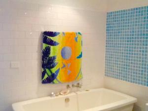 Koupelna v ubytování casa di george