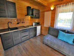 Η κουζίνα ή μικρή κουζίνα στο Two-storey holiday home in Ustronie +17 φωτογραφίες