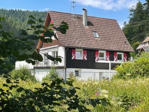 Bygningen som feriehuset ligger i