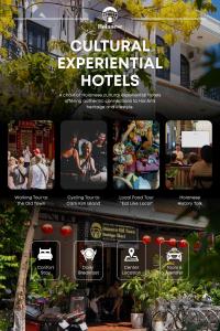 a flyer for a outdoor experiential hotel at Hoianese Quiet Old Town Hotel - A Member Of Hoianese Cultural Experiential Hotel in Hoi An