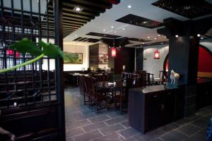 Khu vực ghế ngồi tại Hangzhou Qiao Garden Vacation Hotel