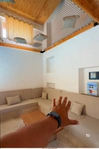 Posezení v ubytování Sarl piscine chaufente familial + 6 fotografií