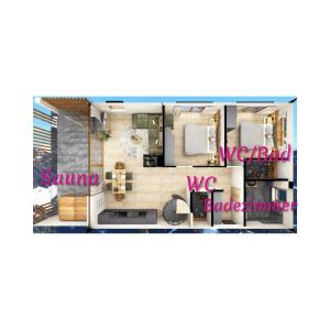 Kuchyň nebo kuchyňský kout v ubytování Aloha Suite - Schladming Dachstein