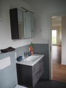 Kuchyň nebo kuchyňský kout v ubytování Ferienwohnung Muskan