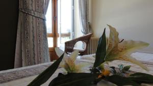 Łóżko lub łóżka w pokoju w obiekcie Hotel Montero