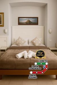 1 dormitorio con 1 cama grande en Hotel Aurelia Milano Centrale, en Milán