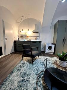 A kitchen or kitchenette at Alžbetina Old Town Apartment Még 4 kép