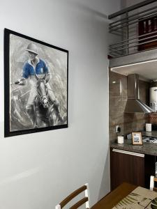 Kuchyň nebo kuchyňský kout v ubytování Duplex 2 Villa Ramallo