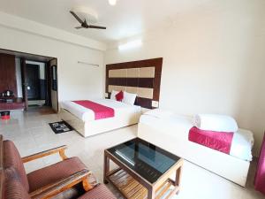 Posezení v ubytování Hotel New Rajdarshan