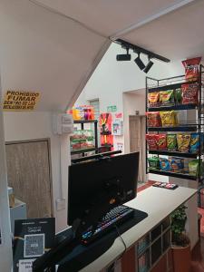 Kuchyň nebo kuchyňský kout v ubytování Hotel Confort Boutique