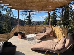 Χώρος καθιστικού στο SassiNeri Country House