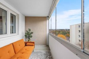 Balkón nebo terasa v ubytování Modernes City Apartment mit Aussicht und WLAN