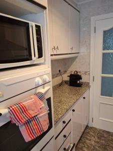 Η κουζίνα ή μικρή κουζίνα στο Solimar Cullera