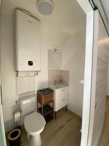 Koupelna v ubytování Les studios du village VIRIAT