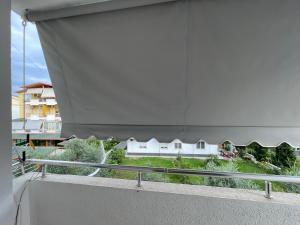 a view of a building from a balcony at Beach apartment Durres in Golem
