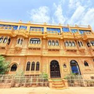 a large building with lots of windows on it at Hotel Tokyo Palace in Jaisalmer