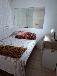 Giường trong phòng chung tại Casa Thiel