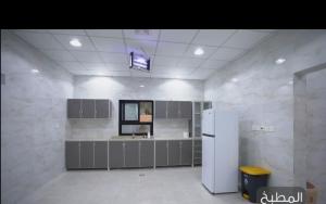 Dapur atau dapur kecil di منتجع حبايبي