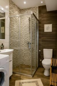 Ένα μπάνιο στο Cozy Apartment Skopje