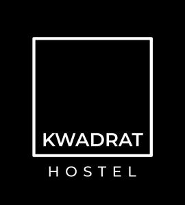 a box with the words kwaldarf hospital at KWADRAT hostel 