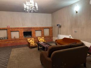 Posezení v ubytování Little Donkey