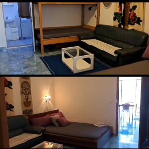 a living room with a couch and a tv at Apartamento SolyVida Tabernas in Tabernas +13 photos