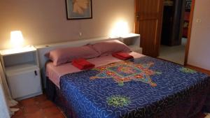 Posteľ alebo postele v izbe v ubytovaní Villa sul mare