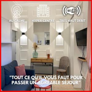 Μια τηλεόραση ή/και κέντρο ψυχαγωγίας στο Studio Le Bareuzai - CALME - HYPER CENTRE