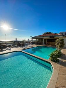 Бассейн в Varandas ao Mar apartamento 216 Praia Grande или поблизости