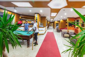 A seating area at Galaxy Beach Hotel Alanya