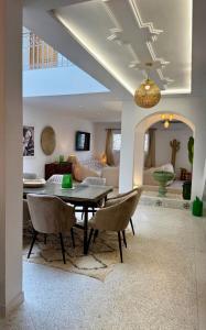 Χώρος καθιστικού στο Riad Lalla Naty