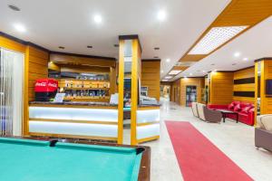 A seating area at Galaxy Beach Hotel Alanya