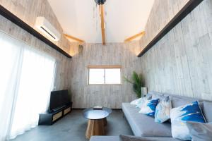 Χώρος καθιστικού στο Hanare AOZORA