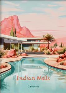 Bazén v ubytování Chill-Inn, an Indian Wells Oasis nebo v jeho okolí
