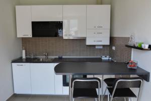 Kuchyňa alebo kuchynka v ubytovaní Nautika Apartment