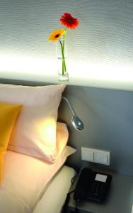 Uma área de estar em Amel Mitte Bed & Breakfast
